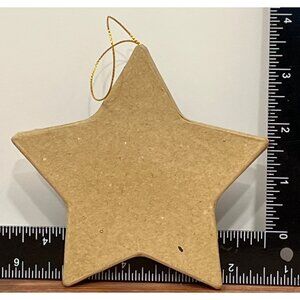 Paper Mache Star Ornament By Darice DIY Craft Christmas MSI103